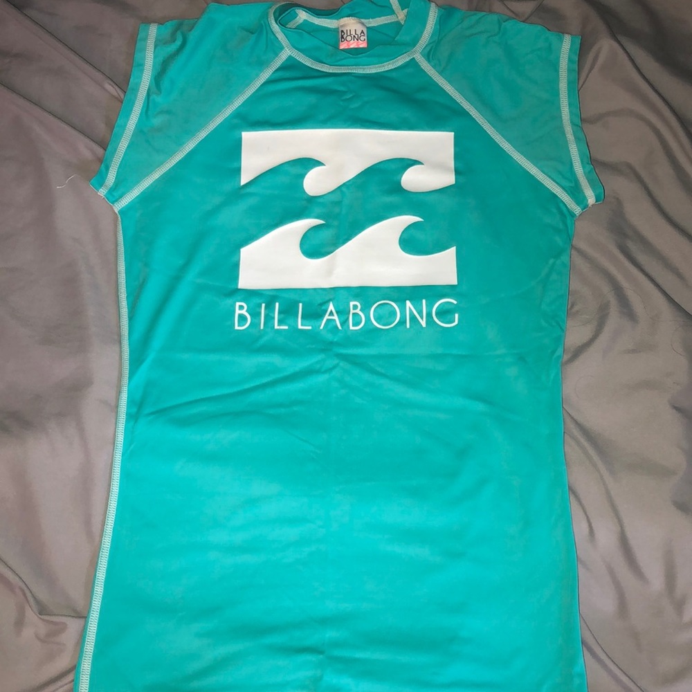 Billabong Women’s Turquoise Rash Guard